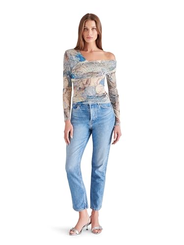 Top contemporain Steve Madden Pacie pour femme en maille moderne