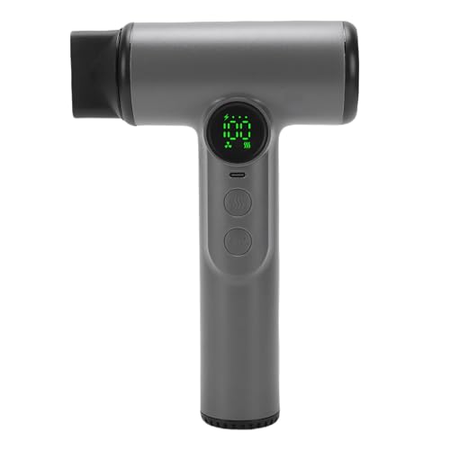 VELATEMOR Secador de Pelo Inalámbrico, 200W Secado Rápido USB Recargable Secador Portátil Portátil con Viento Caliente Frío, para Acampar el Dormitorio de Viajes, Secador Liviano para (Enchufe de la