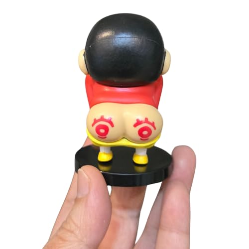 Image of FUNFOB Shinchan Action Figure Height- 7cm to 8cm | Shin chan Figurine Cartoon Figures Toys for Boys & Girls PVC Multicolour |Pa-nt Drop Funny