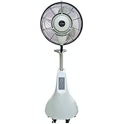 Ventilador M Confort M Confort MF60 Ventilador Nebulizador de Pie, 180 Watts, Cobertura 30 M², Máximo Caudal 6000M³/H, 3 Velocidades, 1.70 m