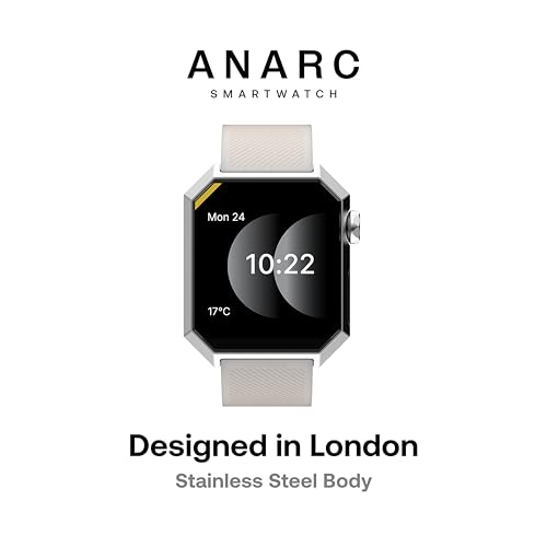 Image of Layers Anarc Smart Watch-1.85 inch AMOLED Octagonal Display I Stainless Steel-Designed in London I HiSilicon Processor I 6-axis Motion Sensor I Precise Heart Rate & SpO2 Monitoring I IP68 Water Resistant