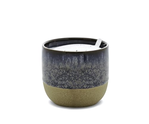 Image of Paddywax Scented Candles Premium Kin Range Candle in Reusable Glazed Ceramic Pot, 170g, Black Fig + Rose