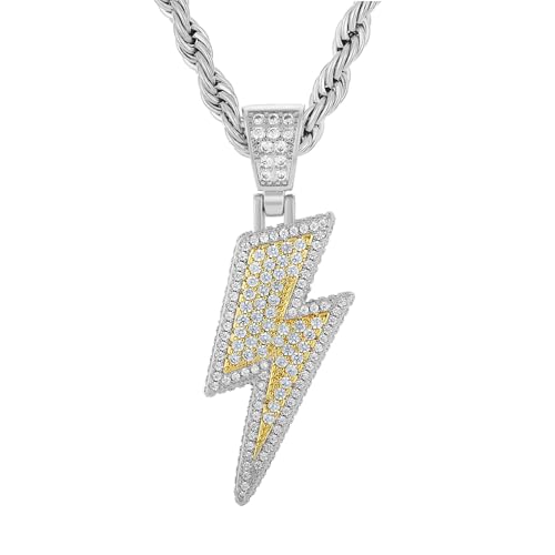 Wisbal Hip Hop Lightning Bolt Pendant