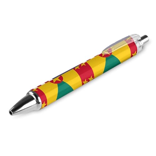 Bolígrafo retráctil de 0.5 mm para suministros de escritorio de oficina, diseño EE. UU., 4 uds. 6