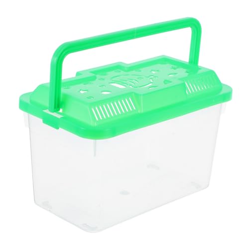 UPKOCH Mini Acuario Portátil para Peces De Plástico Transparente Caja De Cría Multifuncional para Mascotas para De Limpiar