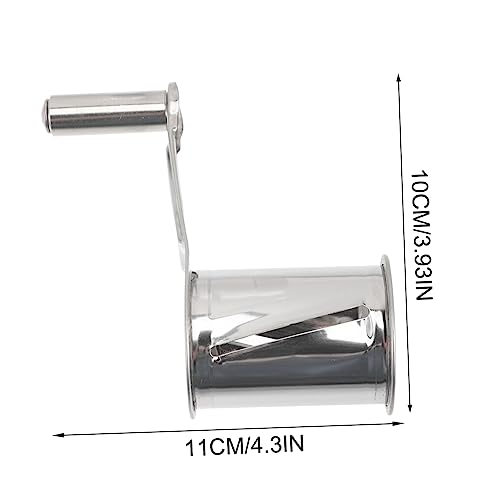 STOBAZA rallador giratorio de acero inoxidable 2 piezas miniatura 7