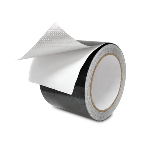 Afudrvey Fabric Repair Tape with Paper Backing 3 Inch x 20 Feet Black