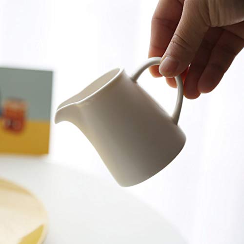 Salsiera Ceramica mini latte lattina 100ml condominio per la casa 100ml lattina di condimento matte lattina bianca… - immagine 6