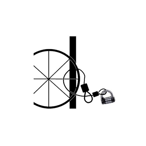 M-Wave Sl 8.18 Looped Spiral Cable Lock, 5.9 Ft X 8Mm (230130) #TOP1