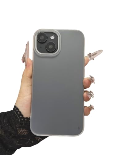 Coque de téléphone mate iPhone 14 ultra-fine blanche et housse anti-choc