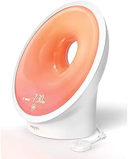 Philips Connected Sleep und Wake-up Light HF3671/01 Inteligente Oświetlenie, Białe