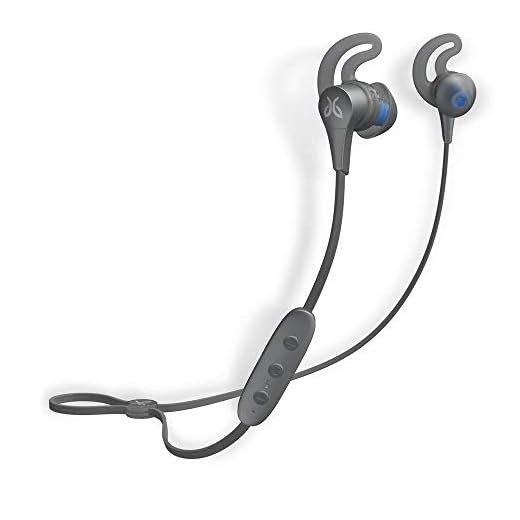 Jaybird X4 Kabellose In-Ear Sport-Kopfhörer mit Mikrofon, Bluetooth, Anpassbare Audio-Einstellungen und Passform, 8-Stunden Akkulaufzeit, Wasserdicht, Handy/Tablet/iOS/Android - Schwarz/Blau