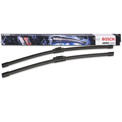 Image of Bosch Wiper Blade Aerotwin A112S, Length: 575mm /530mm - Set of Front Wiper Blades - Only for Left-Hand Drive (EU) | Driver and Passenger Side Original Equipment Replacement Blades