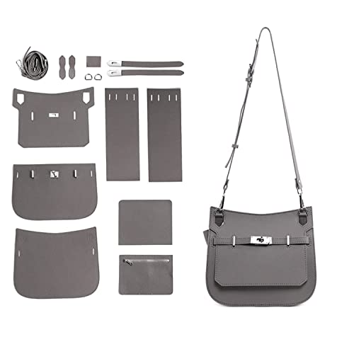 Kit de bricolaje para niñas POPSEWING Jypsiere de costura en cuero gris