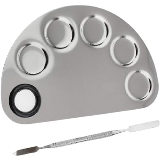 ELITEWAVE Stainless Steel Mixing Plate + Spatula