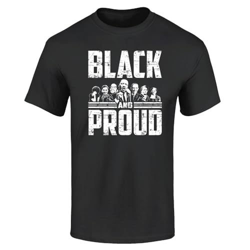 T-shirt Black Pride en coton confortable pour célébrer le Black History Month au quotidien