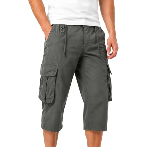 Pantalon de jogging cargo homme léger coupe slim décontracté pour le printemps