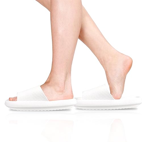 KOOOGEAR Cloud Sliders for Women and Men - Non-Slip Thick Sole Bathroom Shower Pool Beach Slippers - Super Soft Massage Pillow for Indoor Outdoor Summer Use - Image 5