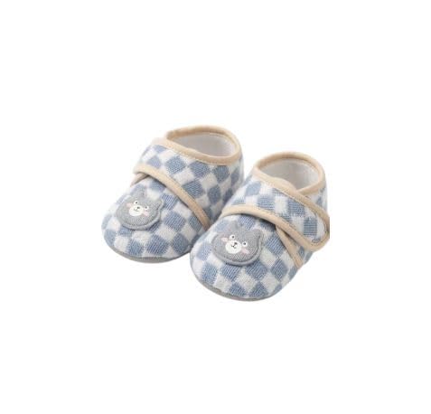 famwrapz Baby Booties 3-9 Months Soft Cotton Infant Shoes with Anti-Slip Sole, Velcro Closure, Fuzzy Inner Lining, Lightweight, Newborn Booties for Boys & Girls-picture-6