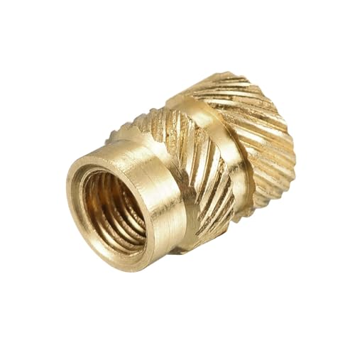 Écrous moletés en laiton M4 x 8 mm insert fileté pour plastique et composants imprimés 3D