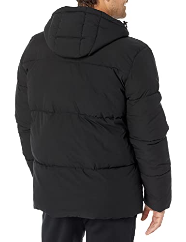 Amazon Essentials Men's Mid-Length Hooded Puffer (Available In Big & Tall), Black, X-Large #TOP1
