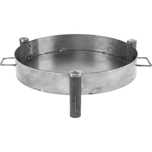 Browin- Massive Feuerschale 70 cm Stahl geschweißt - Robuste Feuerstelle für Garten & Terrasse - Design Lagerfeuer Gartenfeuer wetterfest - 330491