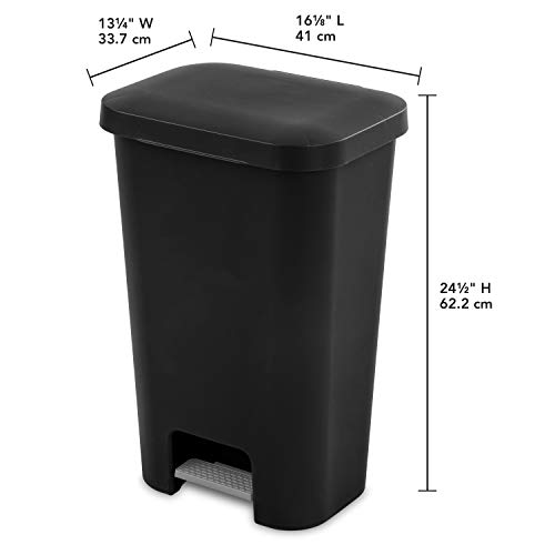 Caneca de basura rectangular 11.9 galones 4 unidades miniatura 2