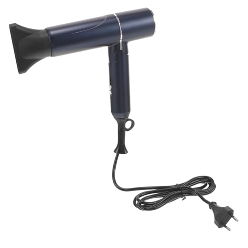 VICASKY Sèche-cheveux Pliable Haute Puissance Portable Taille Compacte Usage Domestique Voyage Bleu Eu Prise Ac220-240v
