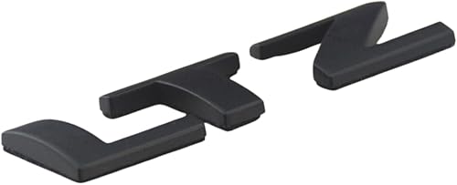 Miniatura 5 de LTZ - Emblema de 2 piezas - Diseño 3D para Chevrolet Silverado, Sierra, Tahoe y Suburban - Acabado negro mate - Adhesivo fuerte