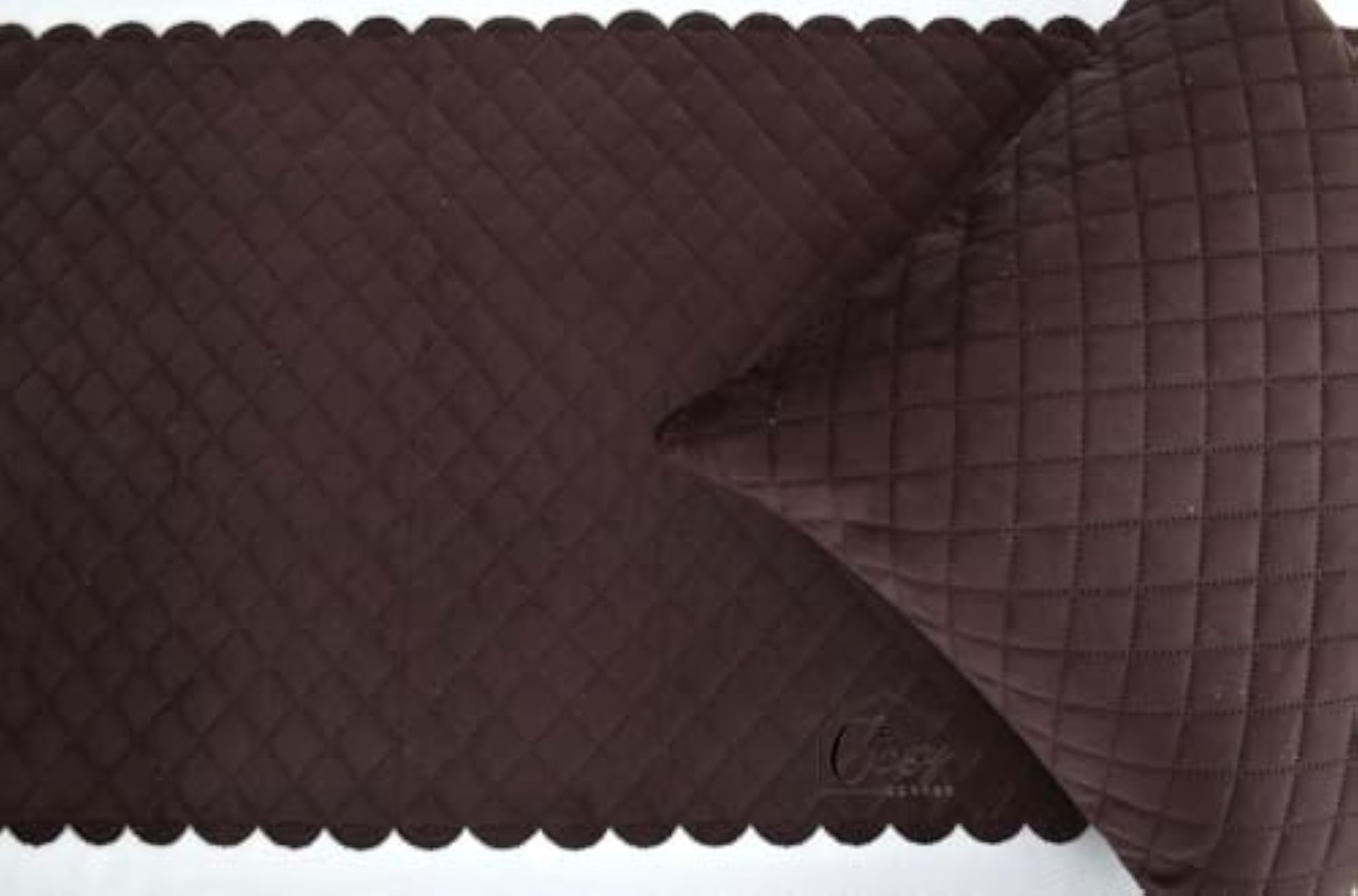 Velvet Bed Runner with Reversible Cushion Cover, 3 Count
