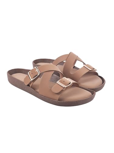 Sandales plates femme Shoetopia confortables avec coussin doux et semelle antidérapante
