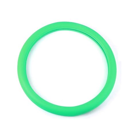 XFAY HX-375 Natural Silicone Candy-colored Steering Wheel Cover/car steering wheel cover environmental tasteless SiliconeUniversal green Cover