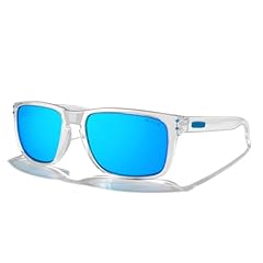 Transparent Frame/Blue Mirror Lens/Blue Metal