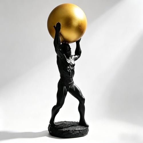 Wisifayardin Modern Resin Sculpture Crafts Ornaments Stylish and Hercules Sculpture