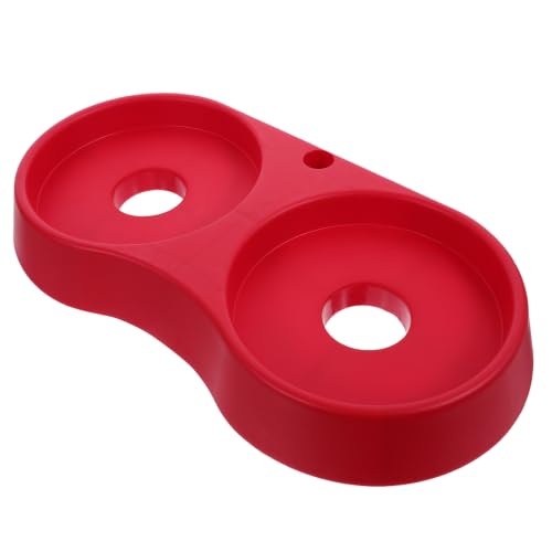 Soporte para extintor ABOOFAN de plástico rojo duradero para garajes subterráneos