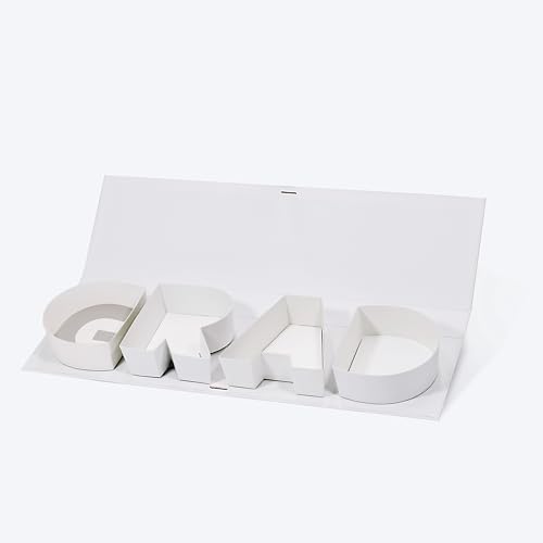 Idée cadeau originale Geoto blanc : la boîte lettre vide 53 cm pour personnaliser vos surprises