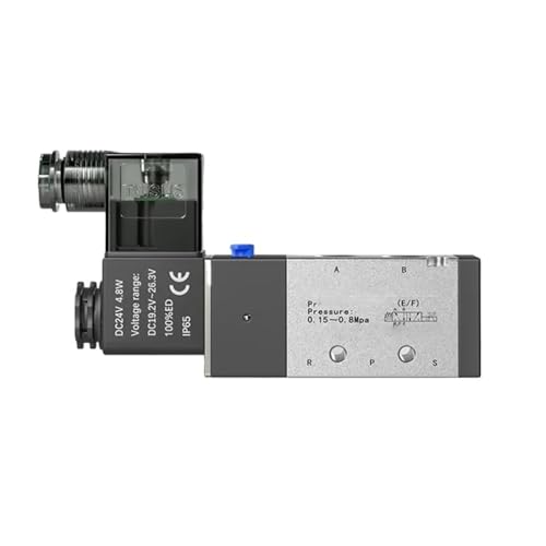 Vanne solénoïde 3V110-06 en aluminium robuste 3 voies filetage 1/8