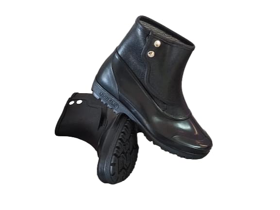 Image of 7 Star Water Gumboots with 2 Button Mid Ankle Soft And Flexible PVC Upper