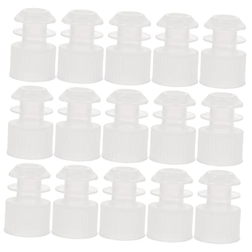 OSOLADY Lab Bottle Stopper Plugs 12mm Plastic Sealing Plugs 100pcs Colorful Test Tube Stoppers Random Color