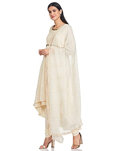 Image of BIBA Women Viscose Anarkali Kurta Churidar Suit Set