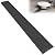 Ruedamann 1" Rise Threshold Ramps for Doorways, PVC Doorway Ramps, 1700Lbs Capacity, Transition Strip Reducer for Wheelchair, Scooter, Floor, Tile, Cuttable (Black, 3' Long, Not Included Adhesive)