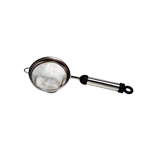 Image of BigPlayer Stainless Steel Soup Juice|Tea Strainer - Versatile Straining Tool for Soups, Juices, and Teas