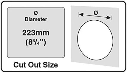 Cat Mate 4-Wege-Verschließbare Katzenklappe für Glas (210) – Sicher verschließbare Tür für kleine bis mittelgroße Katzen, für Glas, UPVC und Holz, Weiß