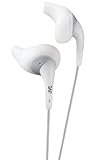 JVC HA EN10 E Écouteurs Gumy Sport Intra Auriculaires   Blanc/Argent