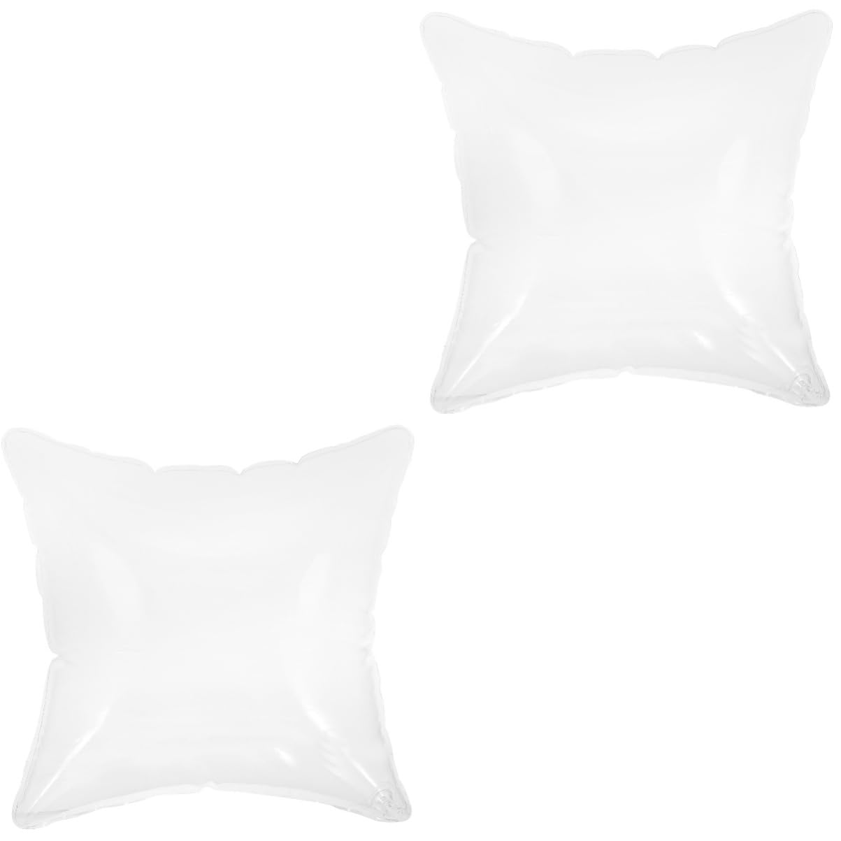 Didiseaon 2 Pz Cuscino gonfiabile altamente trasparente Confezione fai da te cuscino nucleo lungo telaio divano portatile schienale aria (45 cm * 45 cm) travel pillow