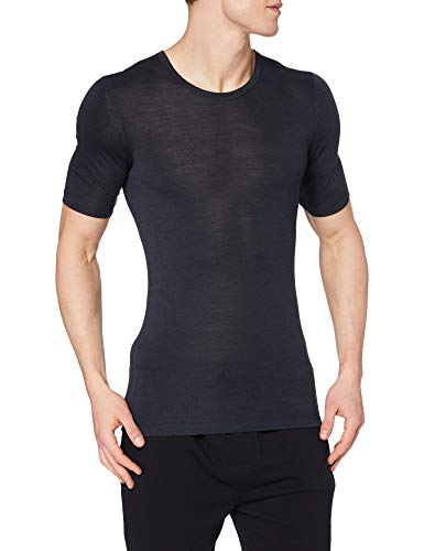 HANRO Men's Woolen Silk M S/SLV Shirt 73401