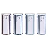 SUPVOX Étiquettes Alimentaires Amovibles pour Congélateur 4 Rouleaux 500 Autocollants Pastel Résistants à L’eau L’huile pour Marquage Dates de Péremption et Organisation la
