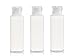 100ML 100G 3.4oz Clear Empty Travel Soft Flip Cap Tubes Plastic Squeezable and Refillable Travel Containers For Facial Cleanser Shampoo Conditioner Shower Lotion Toiletries Pack of 3