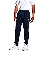 Champion Men's Powerblend Graphic Jogger Sweatpants, Navy-549314, Medium UK