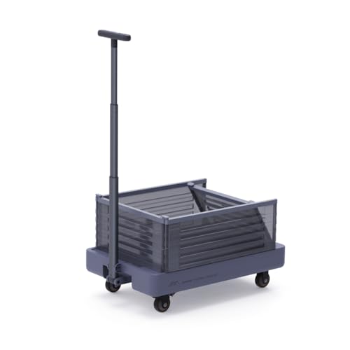 Rolling Crate with Wheels - Teacher Rolling Cart - Portable